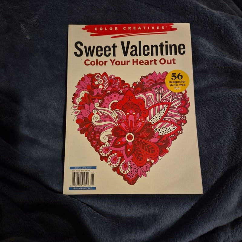 Color Creatives Sweet Valentine Coloring Book