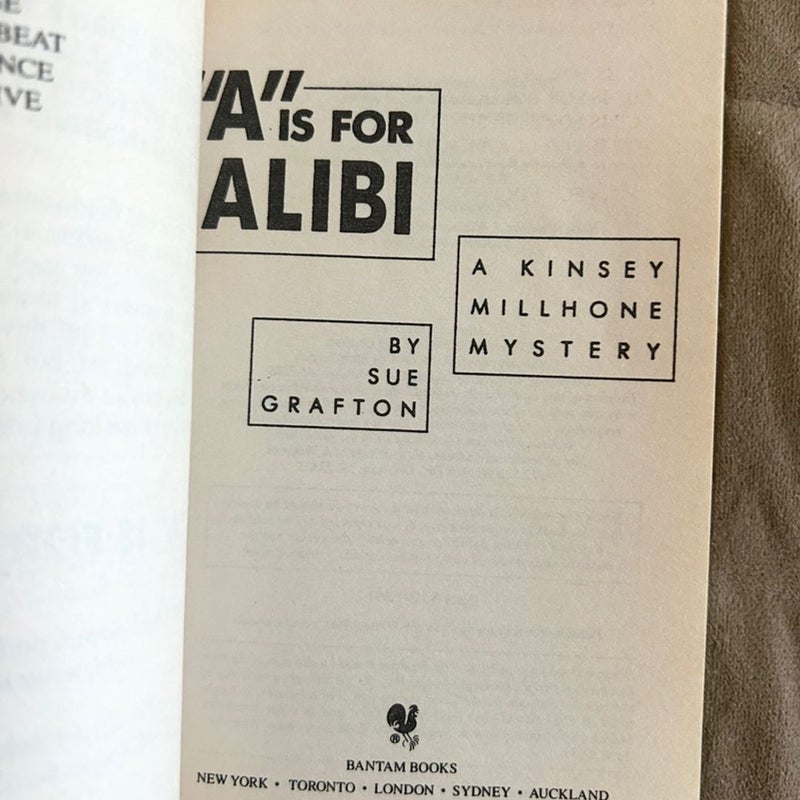 A Is for Alibi 3258