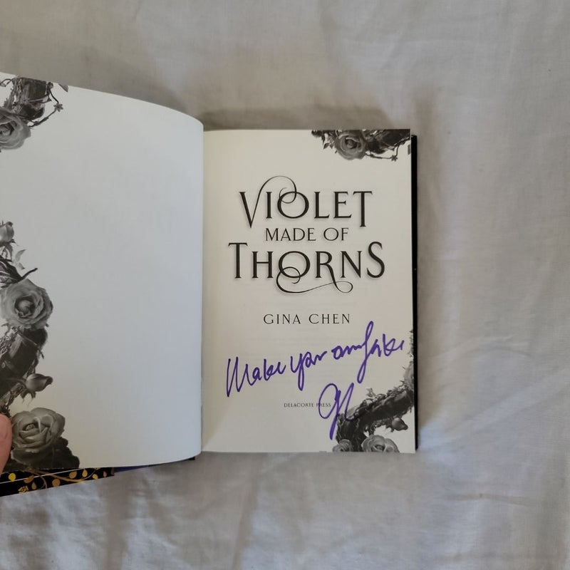 Signed Violet Made of Thorns 