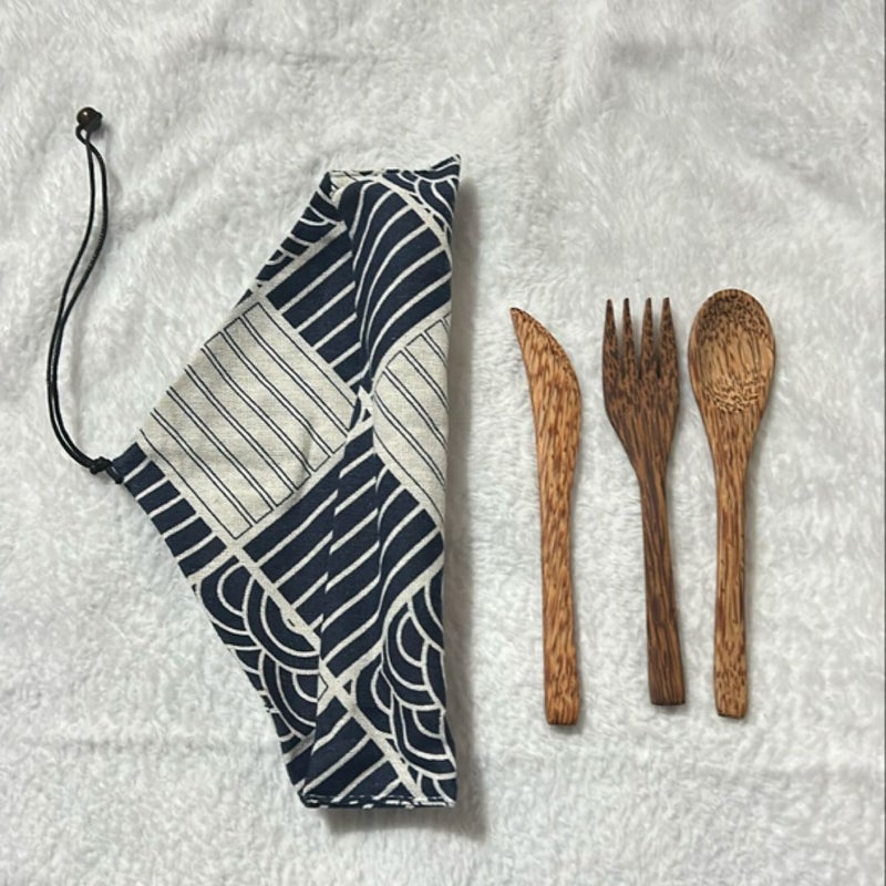 Bamboo reusable silverware