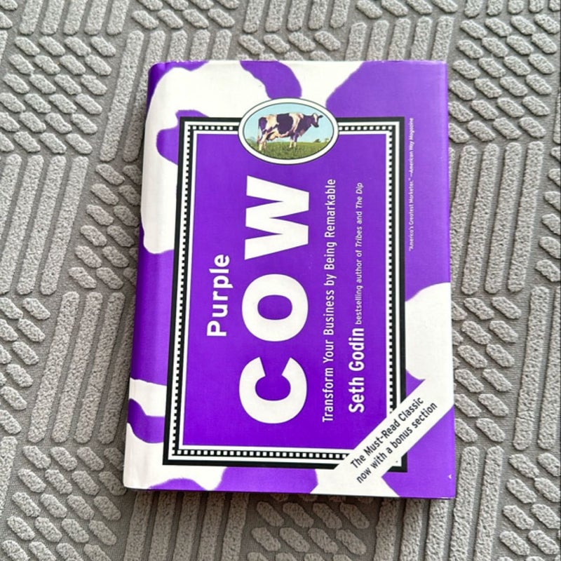 Purple Cow, New Edition