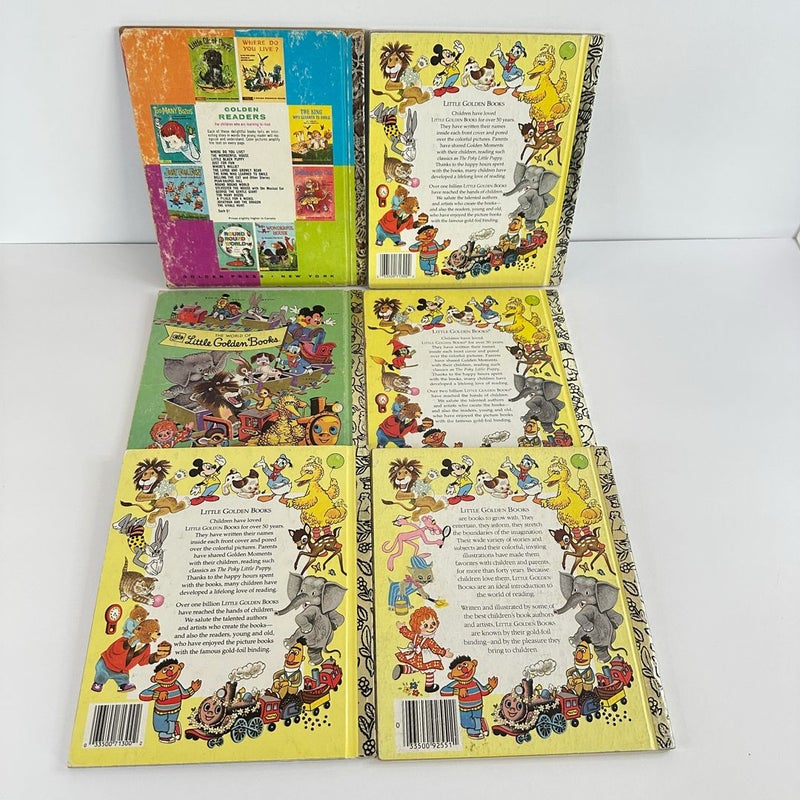 Religious Variety Little Golden Book-Lot of 6