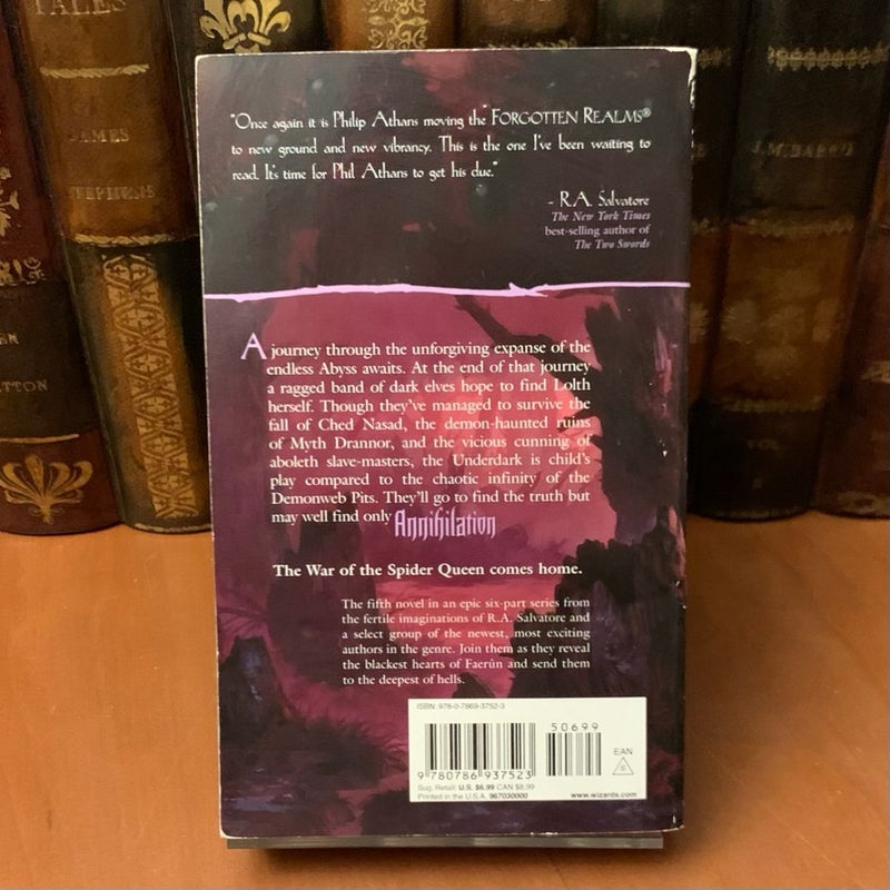 Annihilation, War of the Spider Queen 5