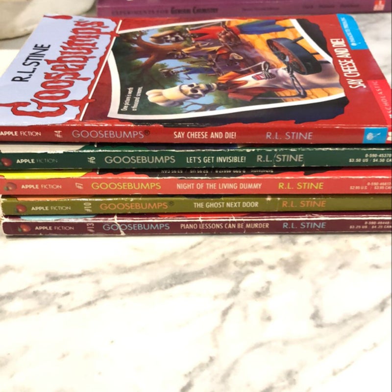 Vintage Goosebumps 5 book set