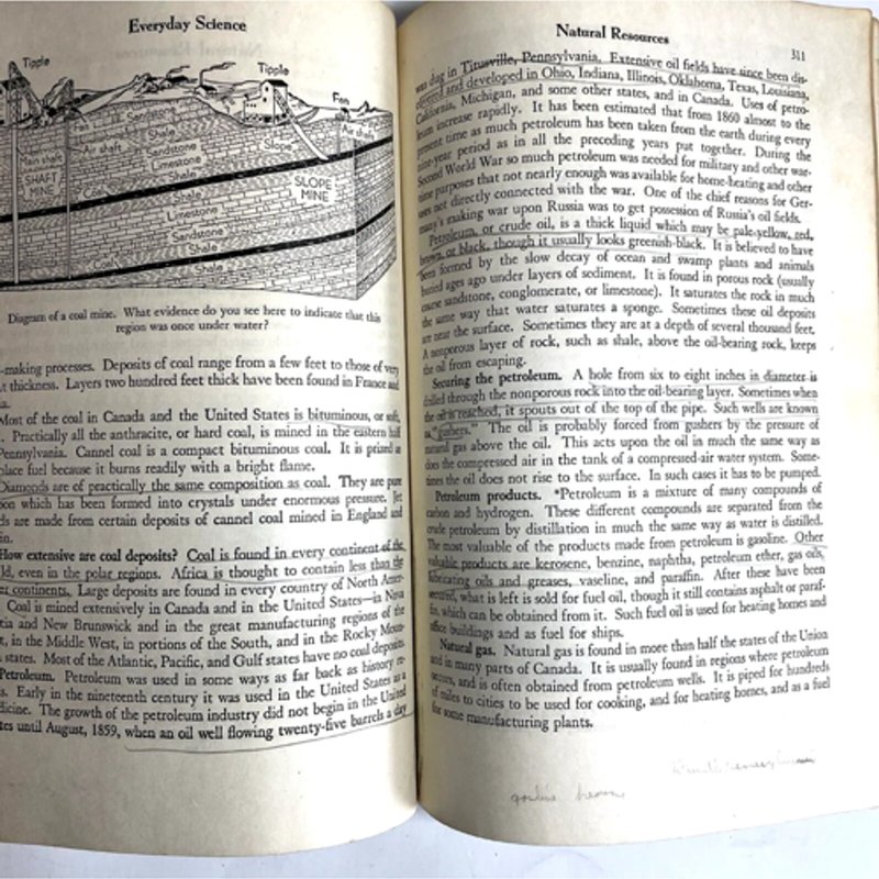 Everyday Science 1946 science textbook, Publisher Ginn and Company ...