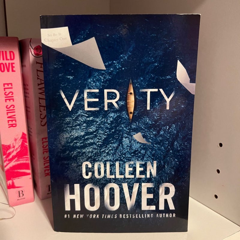 Verity bookworm box deals edition special cover signed by Colleen Hoover