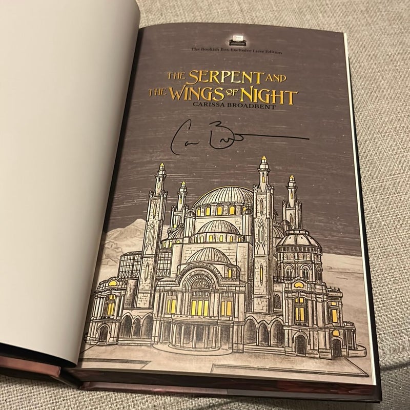 The Serpent and the Wings of Night Bookish Box Signed Edition