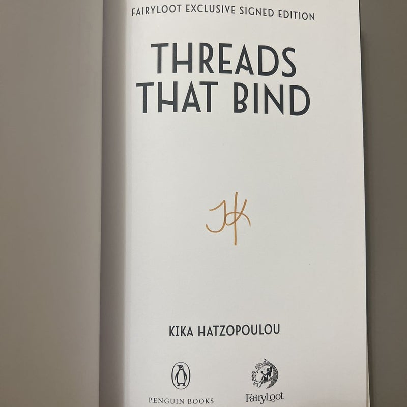 Threads That Bind [Signed FairyLoot Ed.]