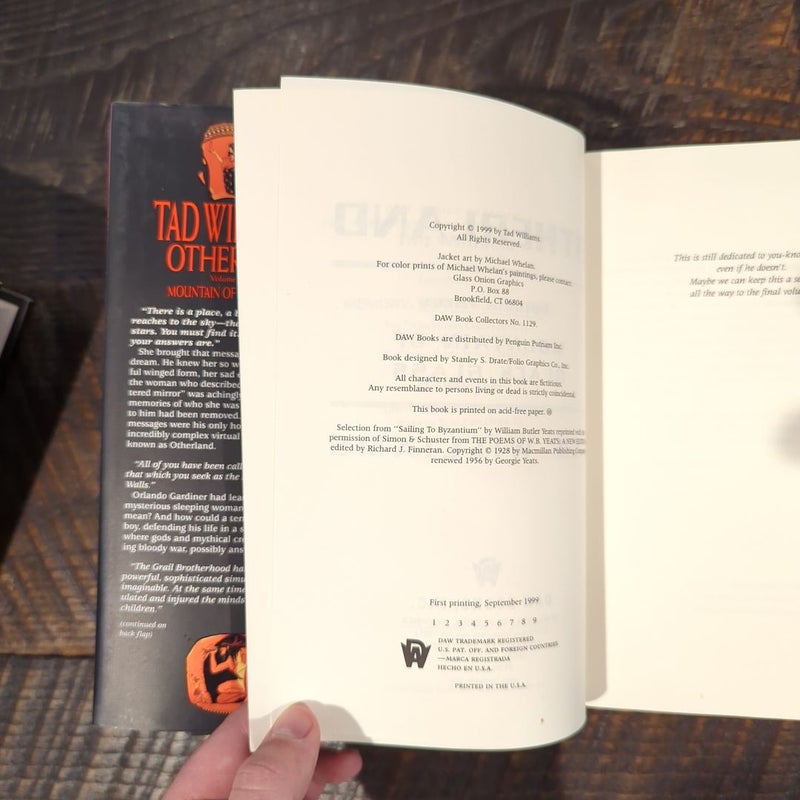 Otherland - Full series in 1st Edition/1st Printing Hardcover