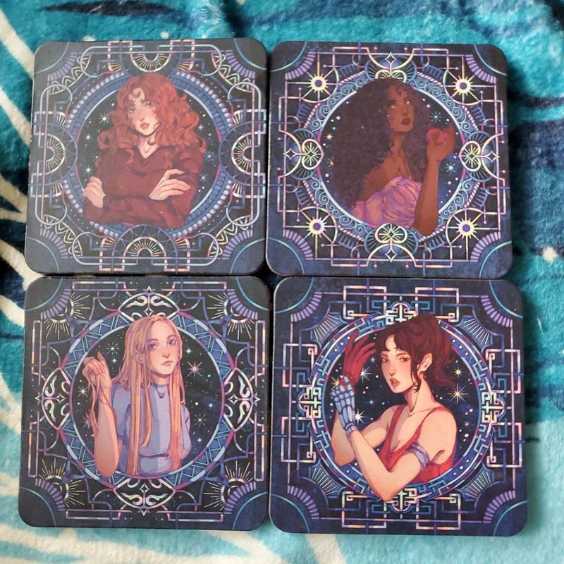 Lunar Chronicals coaster set