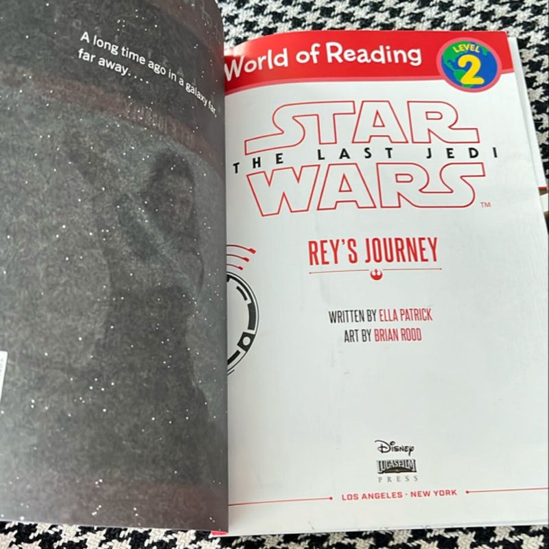 World of Reading Star Wars: the Last Jedi Rey's Journey *first edition, stickers included