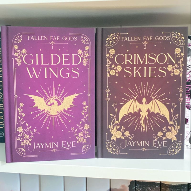 Gilded Wings & Crimson Skies (Hand Signed)