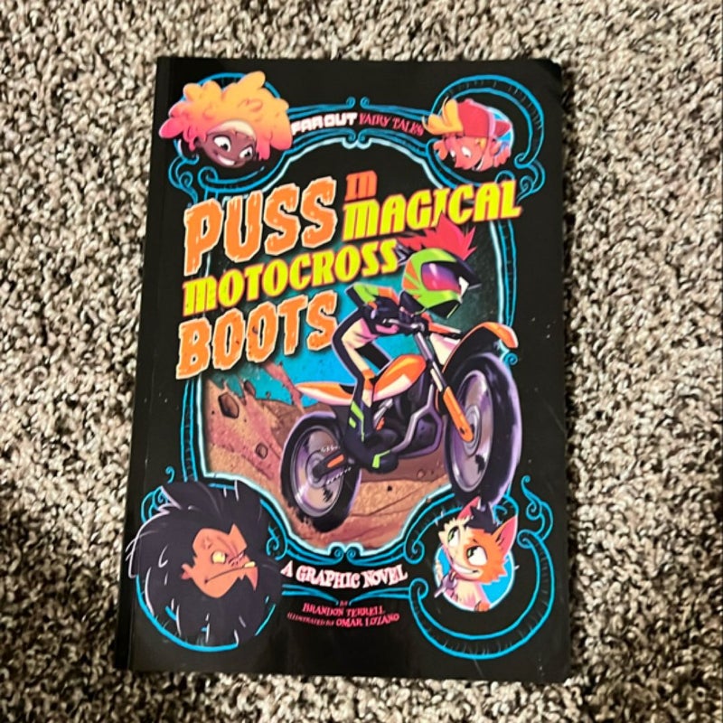 Puss in magical motocross boots 