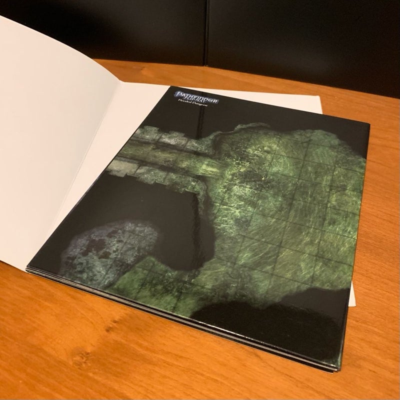 Pathfinder Flip-Mat Lot: Arcane Dungeons, Flooded Dungeon, Twisted Caverns