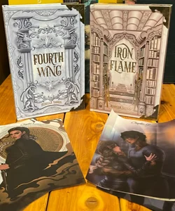 Bookish Box Fourth Wing HAND SIGNED and Iron Flame