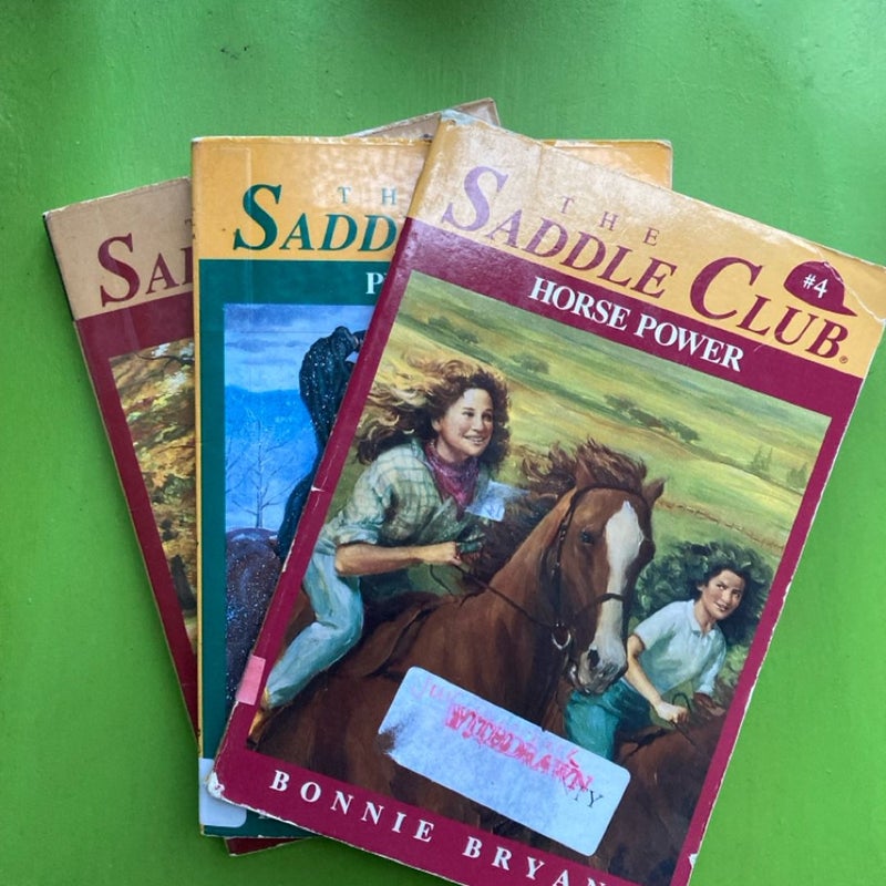 bundle: The Saddle Club #4, #39, #48