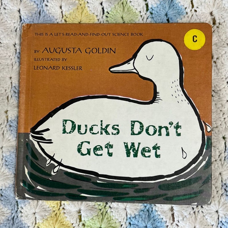 Ducks don’t get wet 