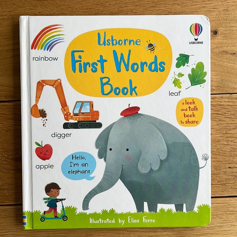First Words Book by Usborne