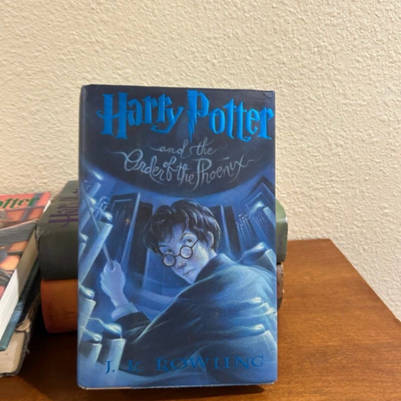 Harry Potter hardback books 4-7