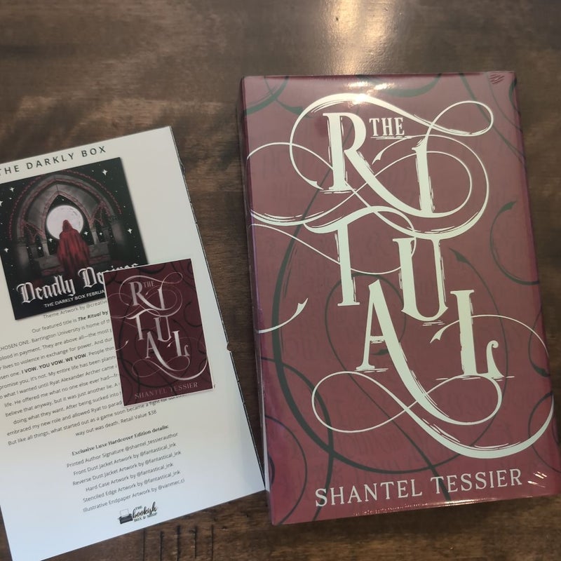 The Ritual: a Dark College Romance - bookish box special edition