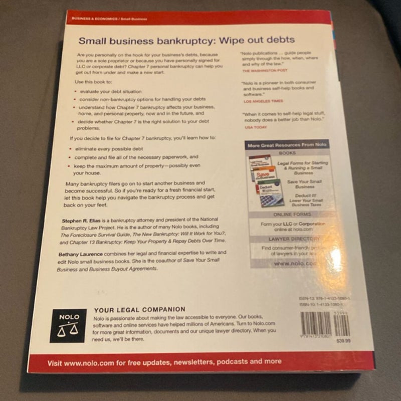 Bankruptcy for Small Business Owners