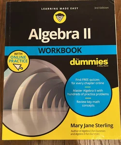 Algebra II Workbook for Dummies