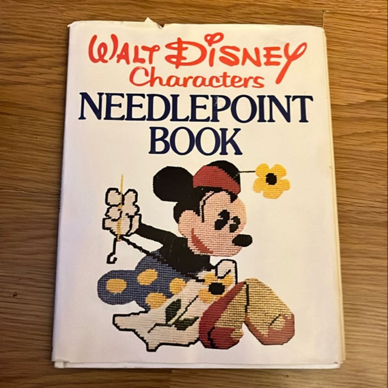 Walt Disney characters needlepoint book 