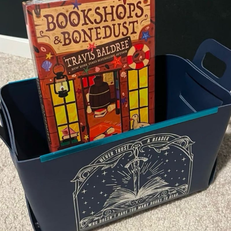 Bookshops & Bonedust book storage bin