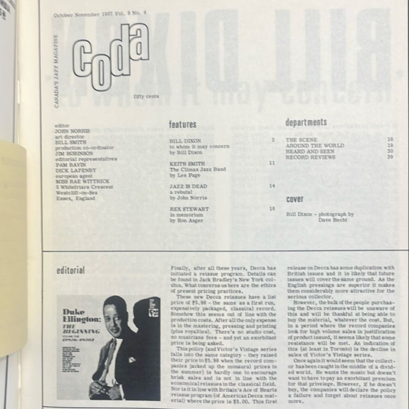 Coda 1967 lot (May, Sept, Nov)