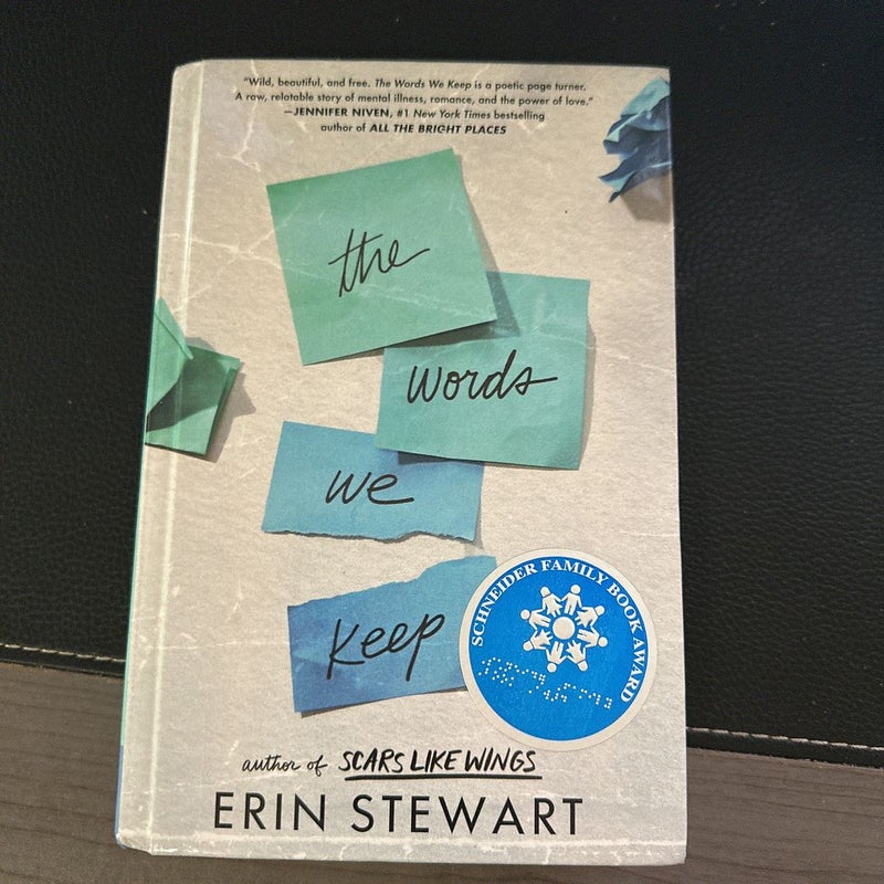 The words we keep by erin stewart hardcover pangobooks
