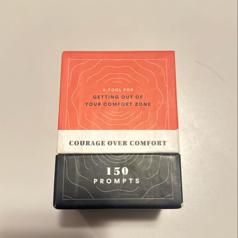 Courage over comfort card deck