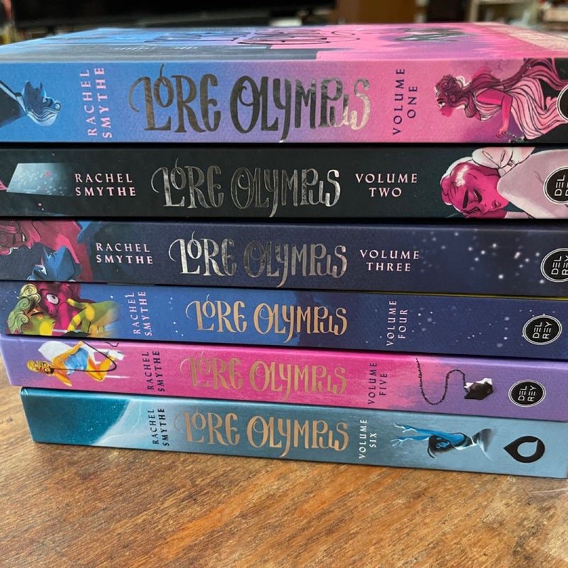 Lore Olympus 1-6 Illumicrate editions 