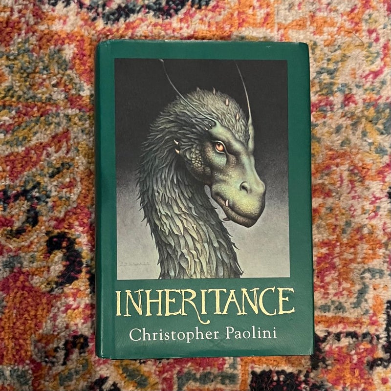 Inheritance Book 4 by Christopher Paolini Signed 1st Edition 2011 Hardcover VG