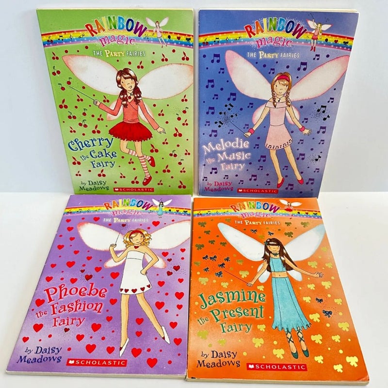 Rainbow Magic, The Party Fairies, 4 books