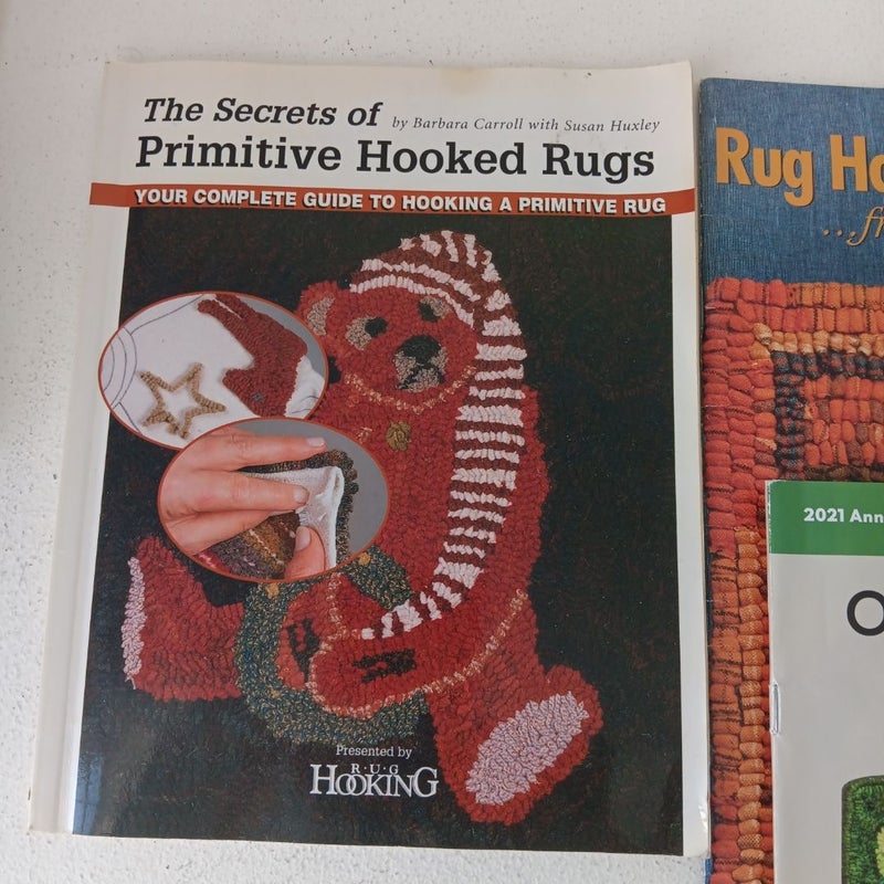 Rug Hooker 6 Book Bundle, Rug Hooking Vintage Magazines