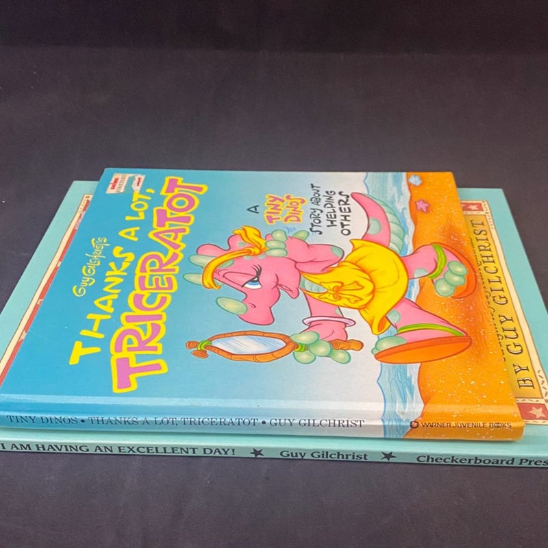 2x Guy Gilchrist Childrens Book Lot Hardcover Vintage