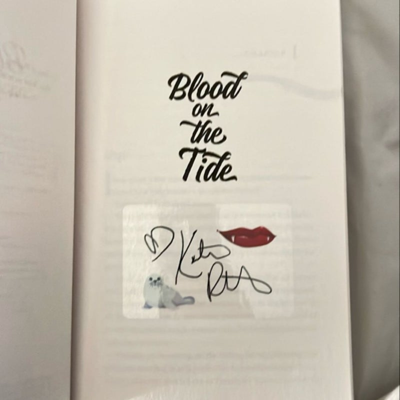 Blood on the Tide *signed bookplate* 