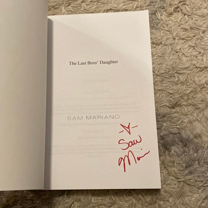 The Last Boss' Daughter (Signed)