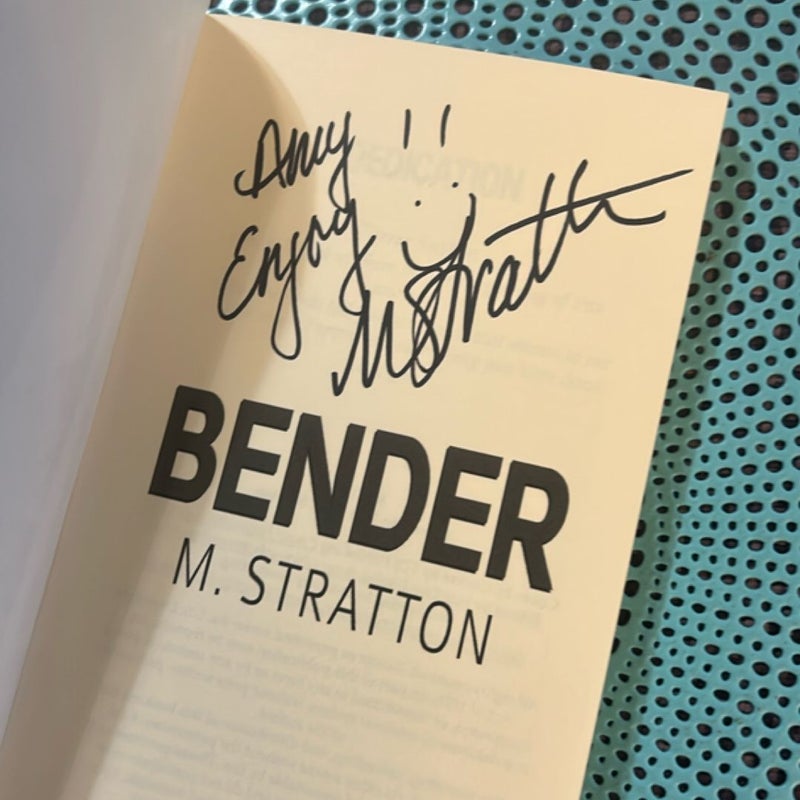 Bender (signed "To Amy")