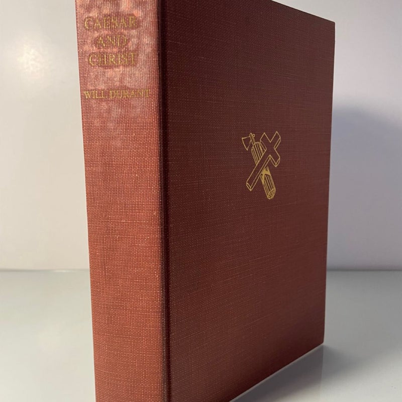 The Story of Civilization: Caesar and Christ by Will Durant W/ Map 1972 Hardback