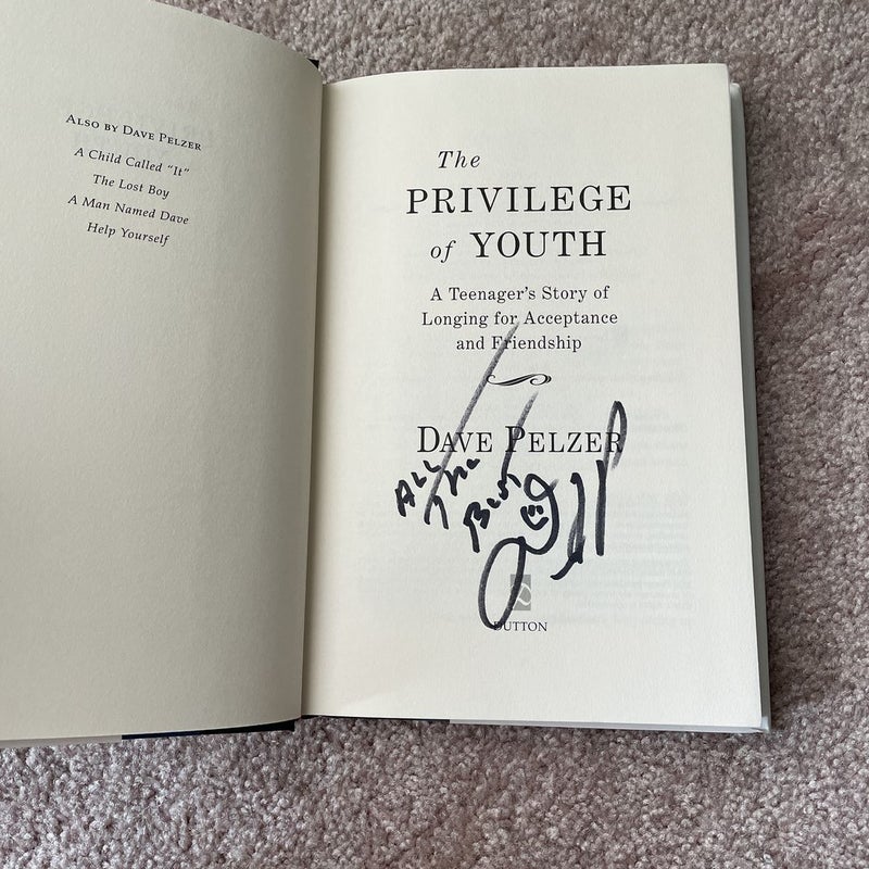 SIGNED The Privilege of Youth