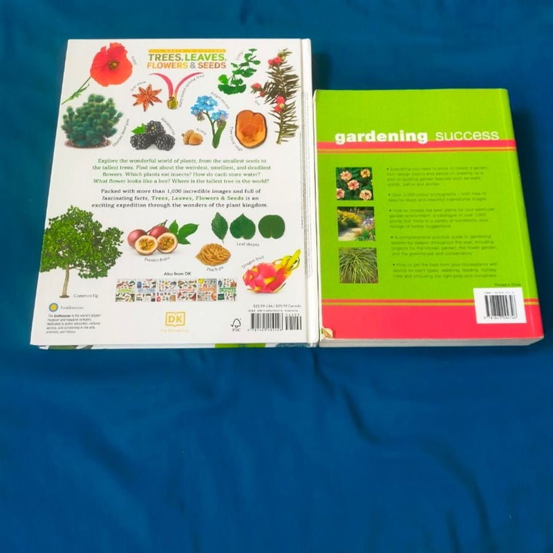 Trees, leaves, flowers, and seeds & gardening success