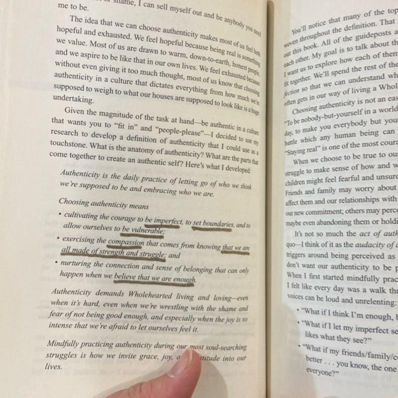 The Gifts of Imperfection