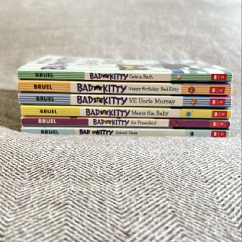 Bad Kitty: Complete Set of 6 Books