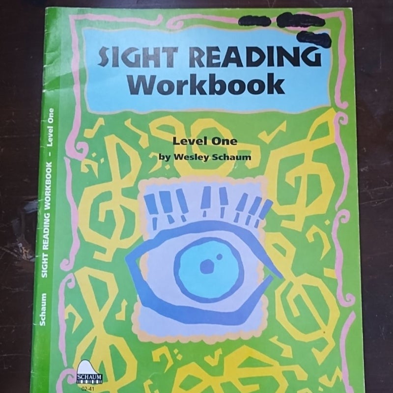 Level 1 Sight Reading Workbook- Inside Unused