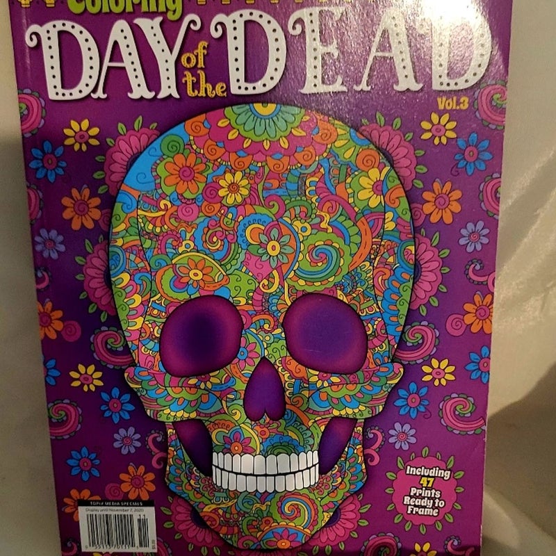 Coloring Day of the Dead coloring book