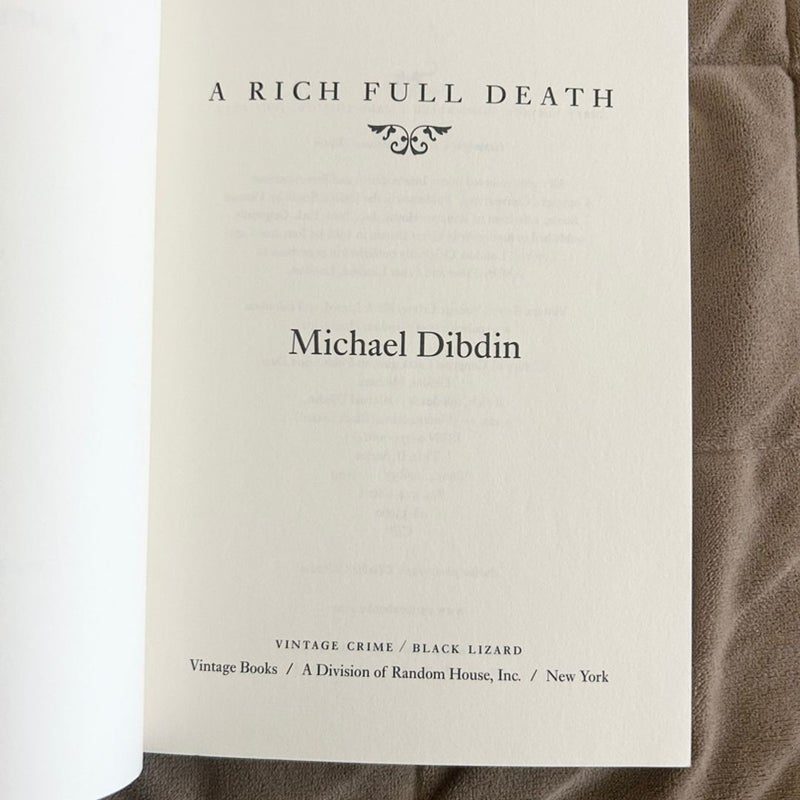 A Rich Full Death