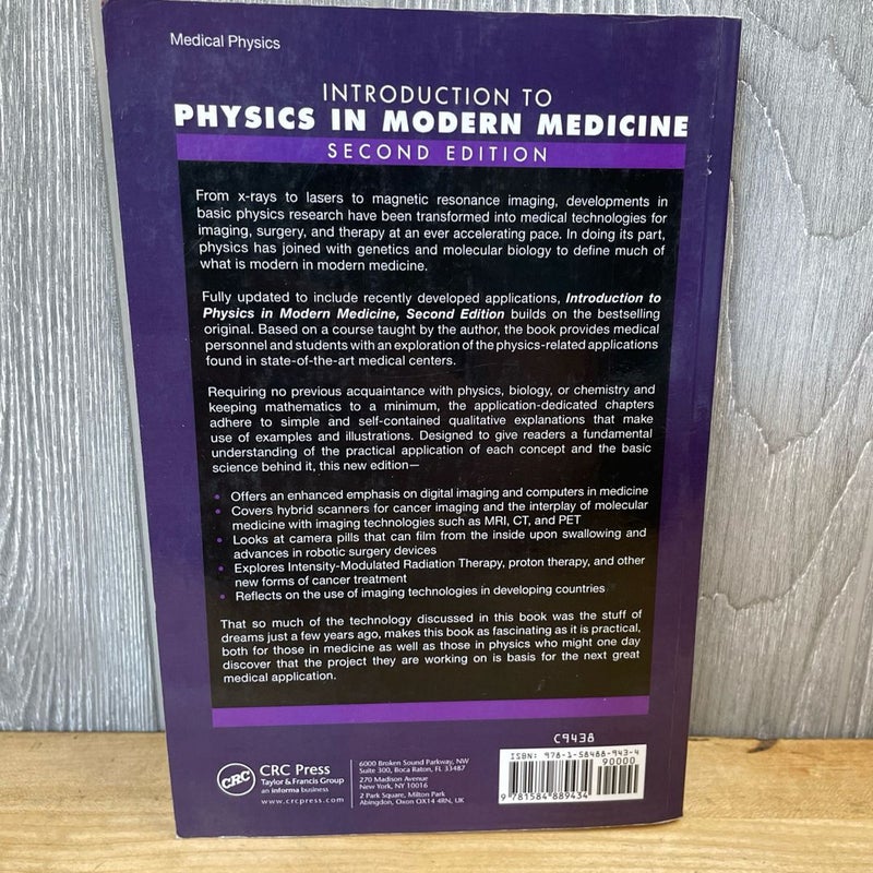 Introduction to Physics in Modern Medicine