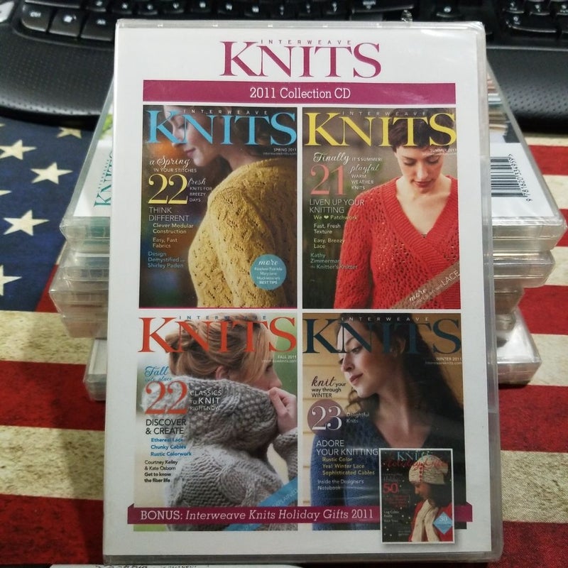 Interweave Knits 2012 Collection Cd (set of 6 collections = 2007-2012). New.