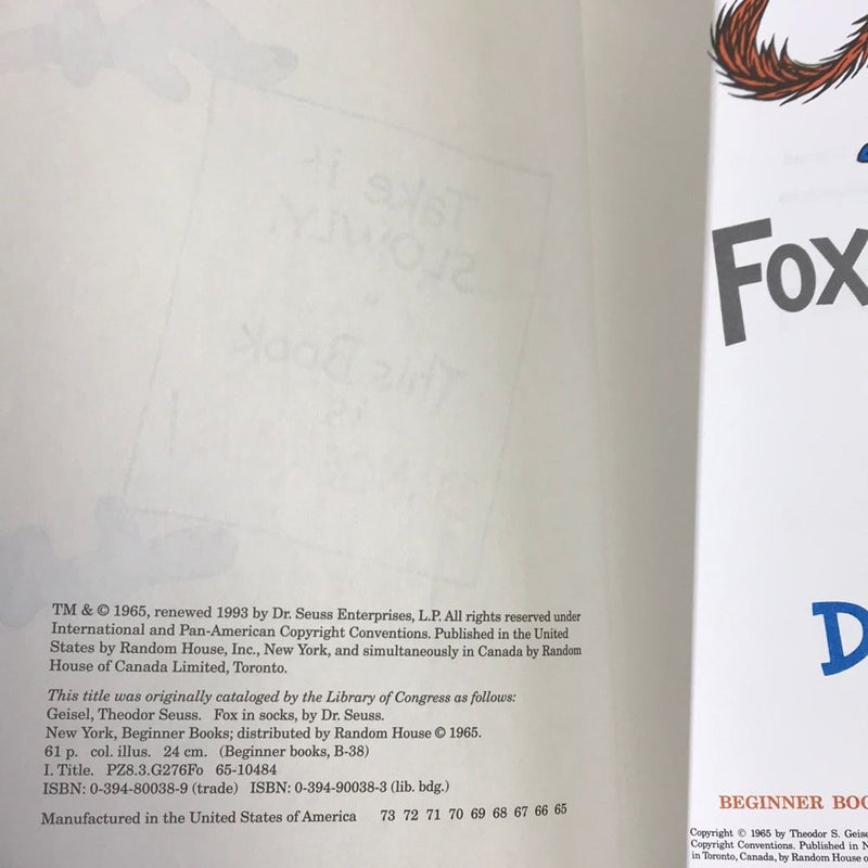 Fox in Socks